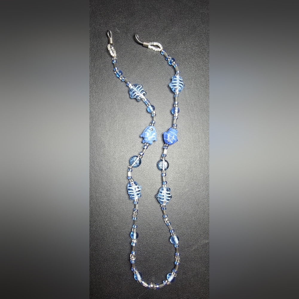 Hand Crafted Ocean Blue Sunglasses Chain